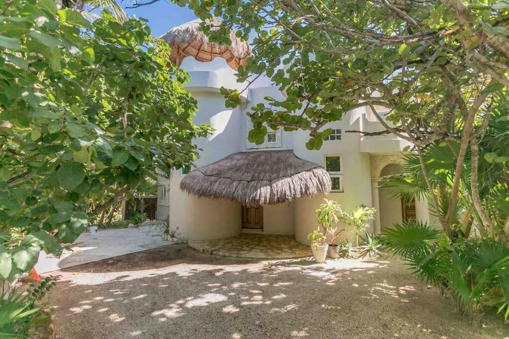 Luxury 5-Br Beachfront Home In Tulum Casa Sofia Gato Экстерьер фото