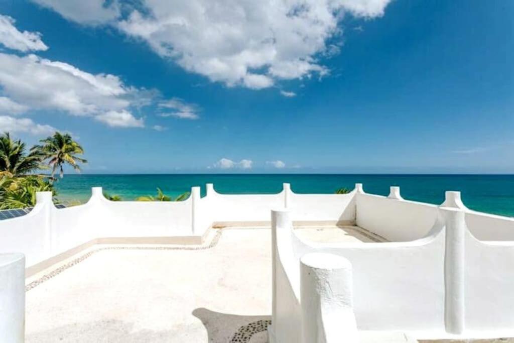 Luxury 5-Br Beachfront Home In Tulum Casa Sofia Gato Экстерьер фото